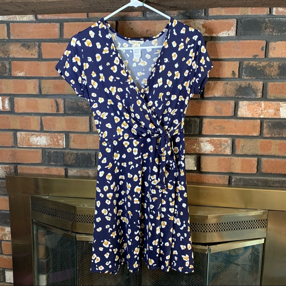 Rolla Coster Print V-Neck Short Sleeve Sundress